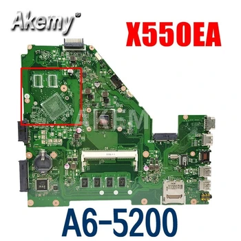 Už ASUS X550EA X550EP X550WA X550WE X552E X552W Nešiojamojo kompiuterio Motininės Plokštės W/ A6-5200 2GB RAM