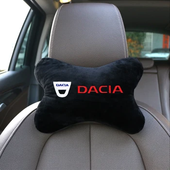 1Pcs Automobilių Pagalvės atrama galvai Kaklo Poilsio Pagalvėlė Paramos Sėdynės Priedai Auto Juoda Saugos Pagalvė tinka Dacia Duster Priedai