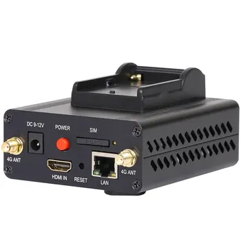 4G LTE 1080P 1080i HDMI IP Live Video Encoder H. 264, H. 265 HDMI Transliacijos Encoder WIFI su HTTP RTMP UDP SRT RTMPS HLS RTSP