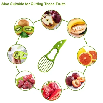 Avokado slicer Tarka, daržovių Daugiafunkcinis Vaisių Skustukas Plastikiniai Virtuvės Peilis Daržovių Įrankiai, virtuvės reikmenys
