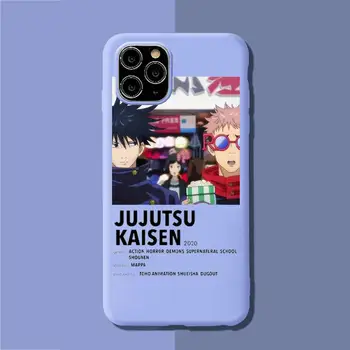 Džiudžiutsu Kaisen Satoru Gojo Anime Telefono dėklas skirtas iphone 11 12 mini pro max 7 8 plius 6 6s x xs max xr coque