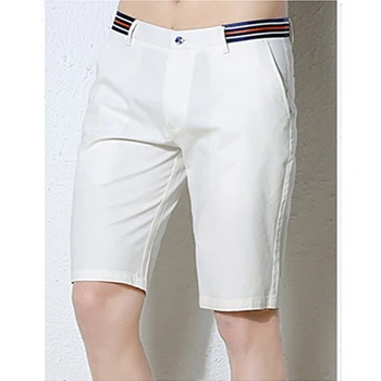 Elastingumas medvilnė šortai vyrams korėjos stiliaus vasaros Atsitiktinis Šortai vyras mada Streetwear Penkių taškų kelnės