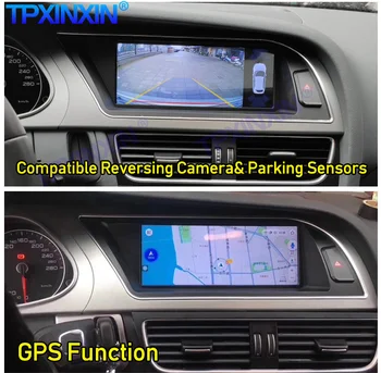 IPS Android 10.0 8G+128G Carplay DSP Audi A4 B8 2009-2016 Automobilio Multimedia Player Auto Radijas, diktofonas Navigacijos GPS Galvos Vienetas