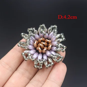 Išskirtinį 3D gėlių nagų granulių pleistras gėlių priedai 
