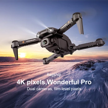 JINHENG Naujas Mini Drone XT6 4K 1080P HD Kamera, WiFi Fpv Oro Slėgio Aukščio Laikyti Sulankstomas Quadcopter RC Drone Vaikas Žaislą Dovanų