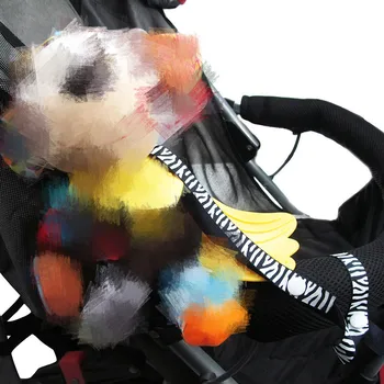 Kūdikio Vežimėlį, Priedas Anti-Drop Pakaba Diržo Turėtojas Tvarstis Žaislai Teether Žindukas Grandinės Dirželio Laikiklis Diržo Virvelės
