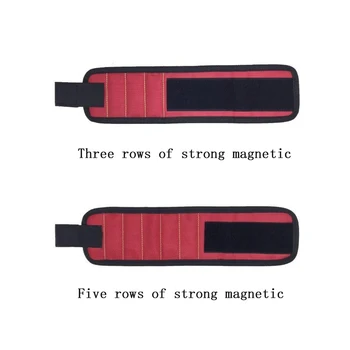 Magnetai Riešo Maišelį Magnetinės Apyrankės Įrankių Laikymo Krepšys Remonto Įrankis Magnetinės Apyrankės Valdos Varžtai Saugojimo Įrankio Laikiklis