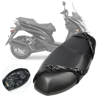 NAUJI TPU Motociklo Sėdynės Padengti M/L/XL Dulkėms Rainproof Saulės Motociklą, Motorolerį Pagalvėlė Raštas W/Rankšluosčių Audiniai Saugojimo Krepšys