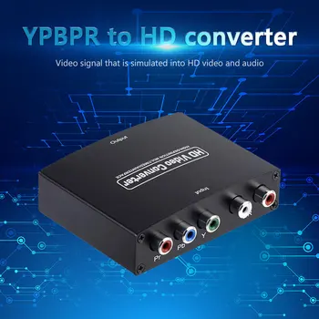 1080P YPbPr R/L HDTV Suderinama Keitiklis, Video, Audio Adapteris, Garso Keitiklis Component RGB Vaizdo Adapteris HDTV DVD