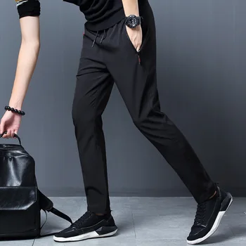 2021 Naujas Vyrų Kelnės Poilsiu Sveikatingumo Atsitiktinis Quick Dry Lauko Sweatpants Kvėpuojantis Slim Elastingumą Kelnių Plius Dydis Vyrų Kelnės
