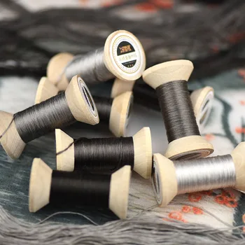 Dulkių pilka siuvinėjimo siūlai/praktinis mini spool/sudžou siuvinėjimo siūlai / 