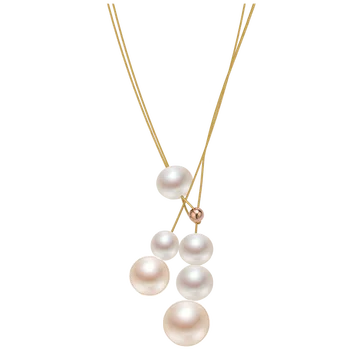 GN Pearl Natūralių Gėlavandenių Perlų Choker Karoliai, Aukso Plieninės Vielos Adjustble Minimalistinio Ovalo formos Perlų Papuošalai gNPearl Moterims