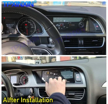 IPS Android 10.0 8G+128G Carplay DSP Audi A4 B8 2009-2016 Automobilio Multimedia Player Auto Radijas, diktofonas Navigacijos GPS Galvos Vienetas