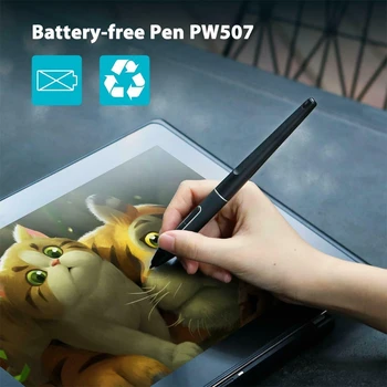 Jutiklinio Ekrano pieštukas PW507 Už-HUION Stylus Pen Skaitmeninės Grafikos Kamvas Pro 12/ Pro 13/ Pro 16/16/20
