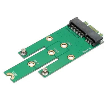 Msata Mini PCI-E 3.0 Ssd Į Ngff M. 2 B Klavišą, Sata Sąsajos Adapteris Kortelės