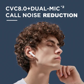 Naujas Haylou Moripods mini belaidė laisvų rankų įranga Qualcomm QCC3040 Bluetooth 5.2 TWS laisvų rankų įranga aptX prisitaikanti AAC 4 mikrofonas ausų