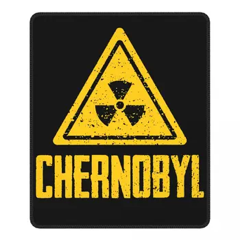 Radiactivity Černobylio Radiacijos Simboliu Juokinga Pelės Padas Atsparus Vandeniui Pagalvėlės, Kilimėlis Guminis Gamer Kompiuteris, Nešiojamas Padas