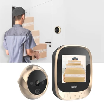Smart Doorbell Apsaugos Kamera, Belaidžio Ryšio Vaizdo Domofonas-Akių Durų Žiedas
