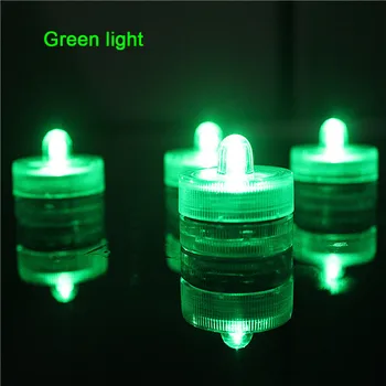 6Pcs Flameless LED Tealight Vandeniui Mini Akvariumas LED Lempos Elektroninių Mirksi Povandeninis Žibintas Vestuves Deocration