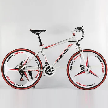 Aliuminio lydinys kalnų dviratis 26 colių suaugusiųjų dviračių 21/24/27/30 greitis dual diskiniai stabdžiai kalnų dviratis su smūgio absorbcija dviračių