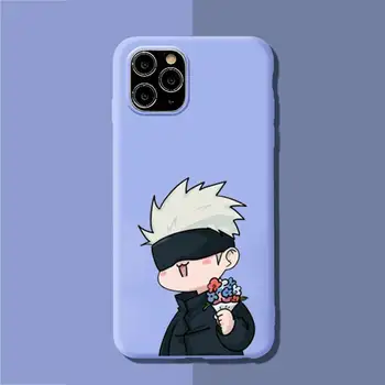 Džiudžiutsu Kaisen Satoru Gojo Anime Telefono dėklas skirtas iphone 11 12 mini pro max 7 8 plius 6 6s x xs max xr coque