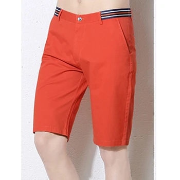 Elastingumas medvilnė šortai vyrams korėjos stiliaus vasaros Atsitiktinis Šortai vyras mada Streetwear Penkių taškų kelnės