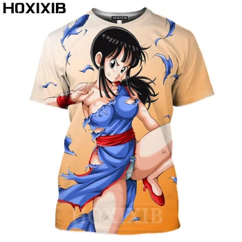 HOXIXIB Vyrų Marškinėlius Moterims, Naujas Stilius Spausdinti Japonijos Anime Loli Marškinėliai 3D Hentai Manga Seksuali Mergina Senpai Cosplay Harajuku Unisex Drabužiai