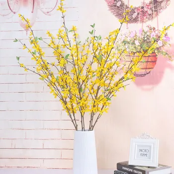 Sveiki, Pavasarį Dirbtinių Gėlių Modeliavimas Jazmino Žiedai Šilko Gėlių Medžiaga, Vestuvių Dekoravimas, Namų Biuro Dekoras Flores